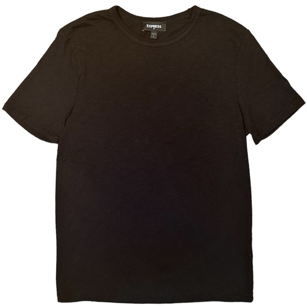 Express Men's Black Tee Tees - Short Sleeve Casual Contemporary Basic Size S